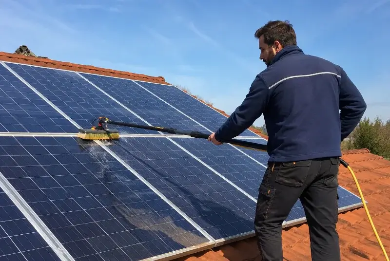 Nettoyage et entretien de panneaux solaires à Boeschepe